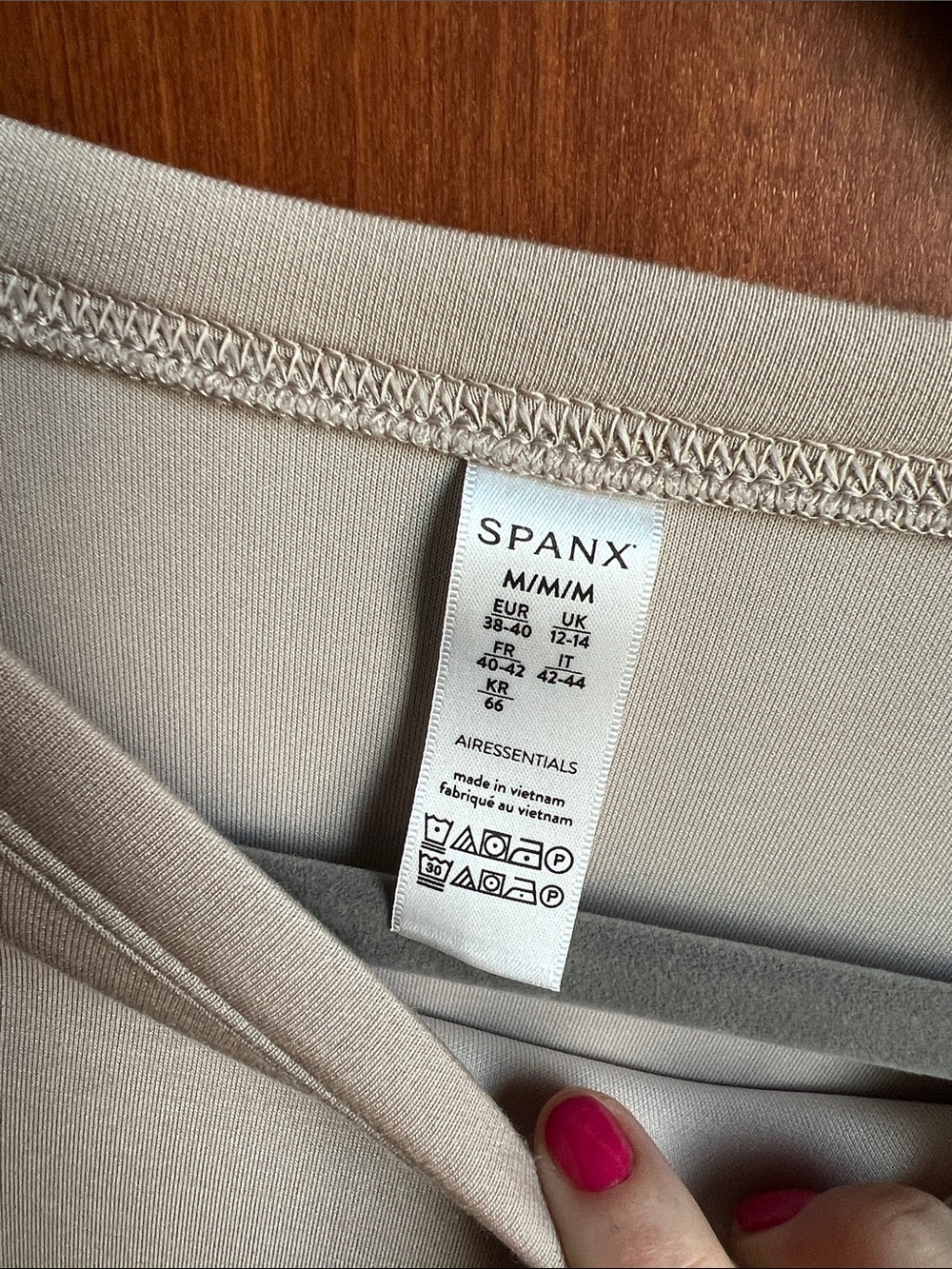 NEW Spanx AirEssentials Tie-Waist Tank Dress Tahini Beige Neutral Loungewear - Picture 3 of 6